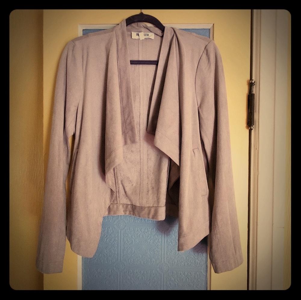 Suede khaki jacket